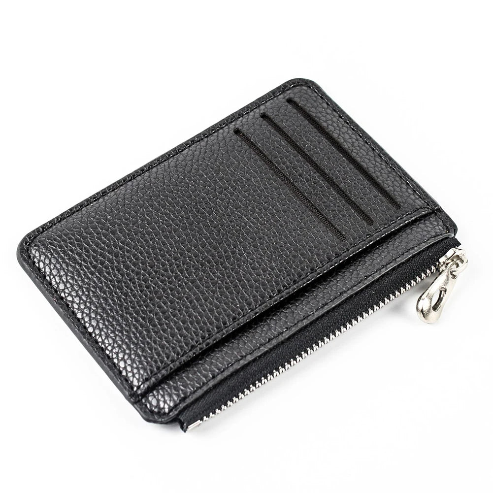 Slim Credit Card Holder for Women Portable Lightweight Card Wallet for Birthday New Year Christmas Gift Peaceful Pleasures Health and Wellness