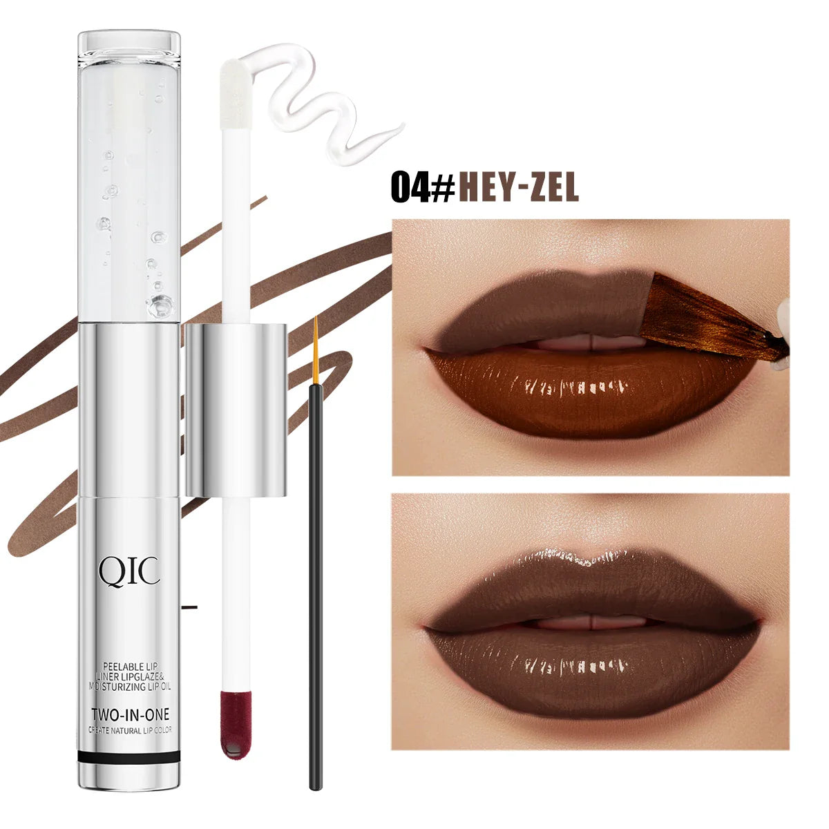 QIC Peel-Off Lip Tint | Waterproof Matte Long-Lasting Lip Stain