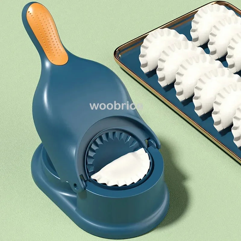 2-in-1 Dumpling Maker Kit – Wrapper Presser & Ravioli Mold
