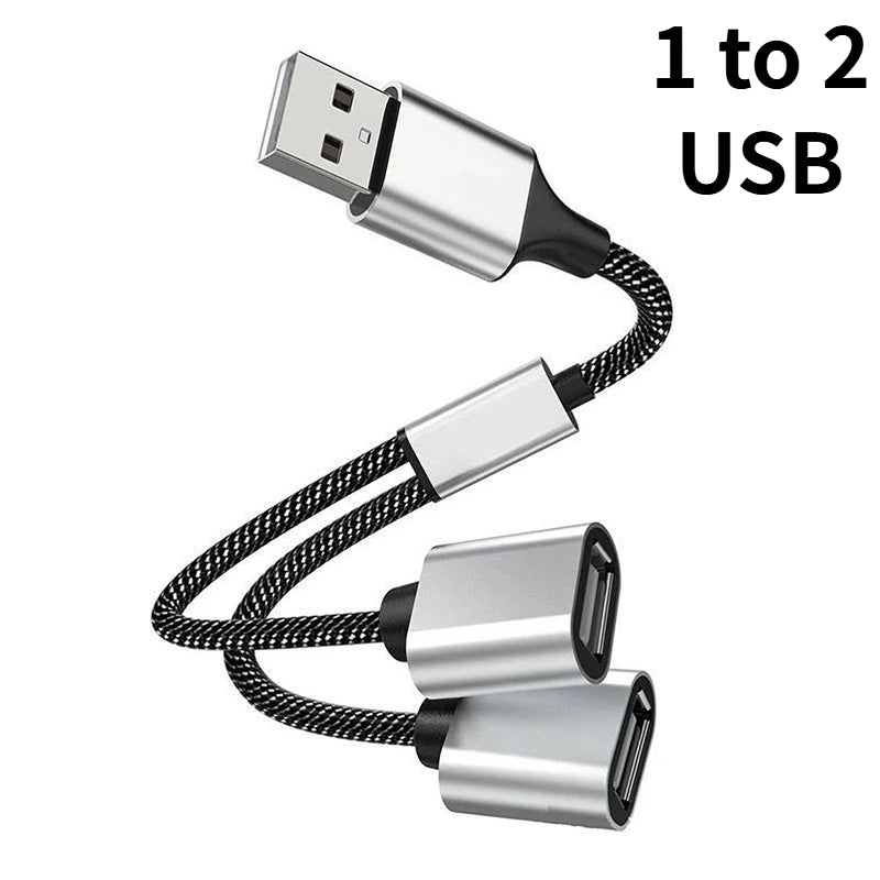 Multi USB Hub Extensions 2/3/4 Port Hub USB Splitter Fast Data Transmission OTG Adapter For Computer Xiaomi Macbook Pro Air Peaceful Pleasures Health and Wellness 1 to 2