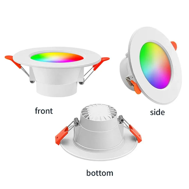 Dimmable LED COB Recessed Downlight | Round Ceiling Spotlight