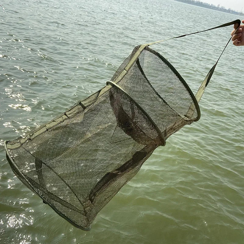 Collapsible Fishing Trap Net, Foldable Multi-Purpose Catcher For Crab Shrimp Eel Minnow Crayfish Outdoor Tackle Peaceful Pleasures Health and Wellness