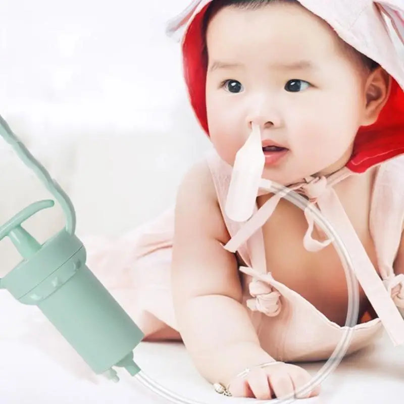 Baby Nasal Aspirator | Hand-Pull Nose Cleaner for Infants