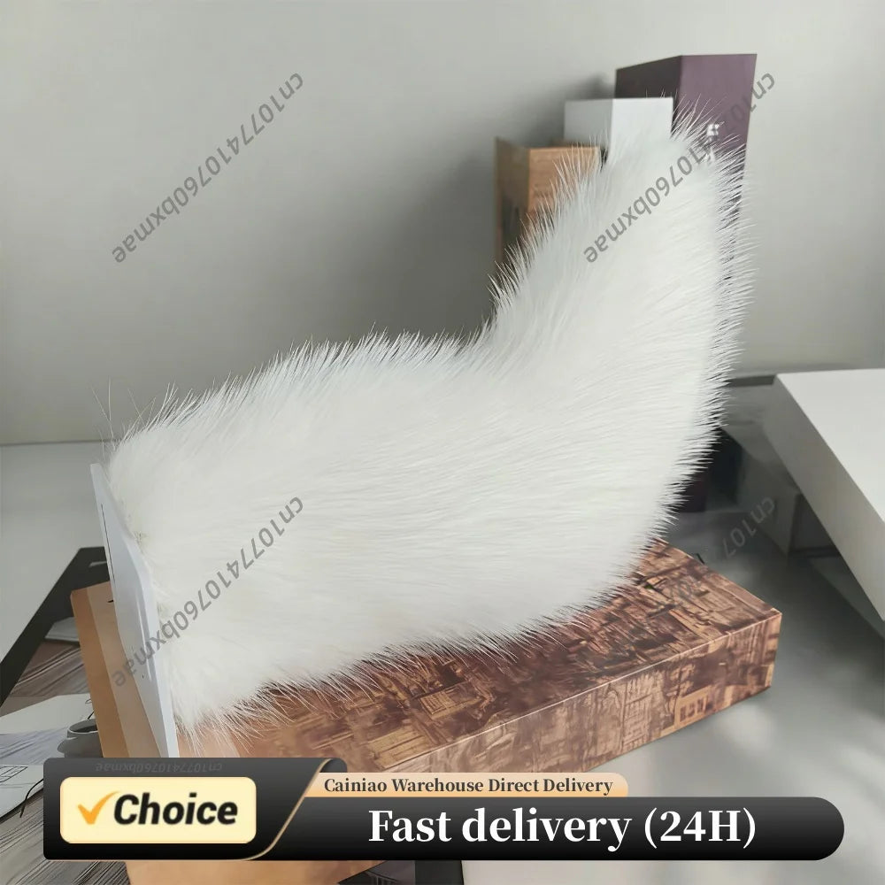 Cute Car Decoration Tails Rechargeable Plush Animal Moving Tail with Remote Control for Auto Trunk Bumpe Outing Social Occasions Peaceful Pleasures Health and Wellness
