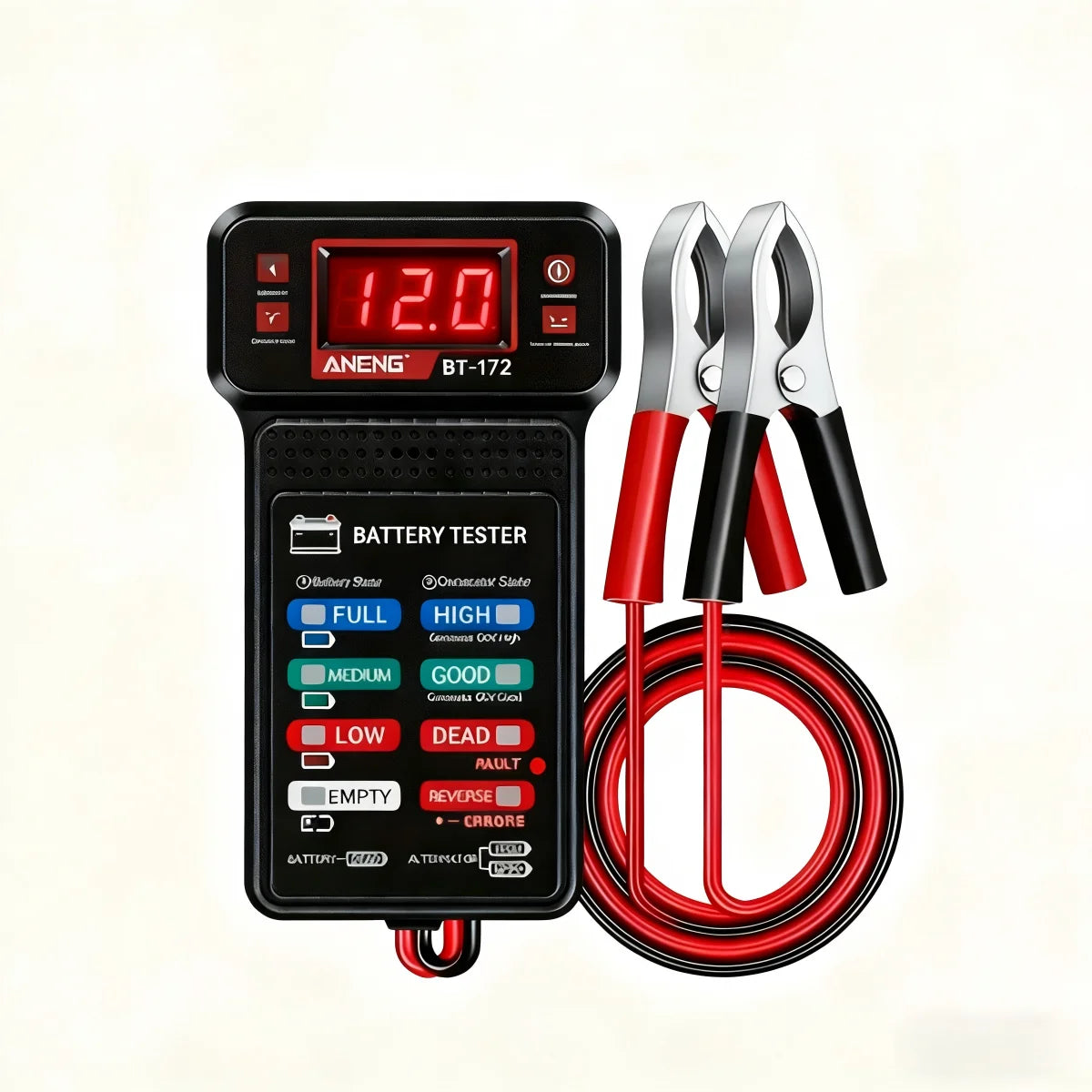 Battery Health & Defect Detection Tool – Generator Tester Peaceful Pleasures Health and Wellness black