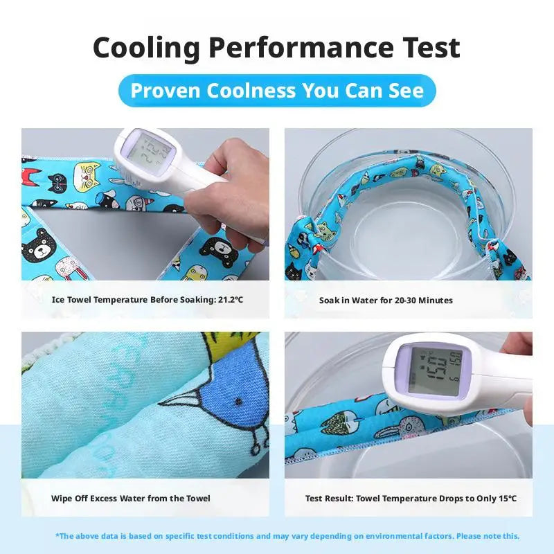 Dog Cooling Collar Summer Pet Cat Dog Ice Scarf Animal People Outdoor Sports Headband Towel Wristband Dog Bibs Pet Dog Supplies Peaceful Pleasures Health and Wellness