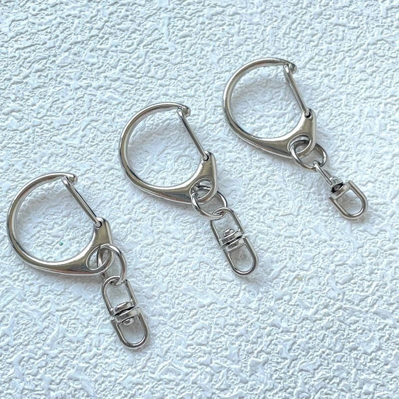 D Snap Hook Swivel Clasp Keyring Set | DIY Key Chain Making Swivel Clasp Keyring Set Peaceful Pleasures Health and Wellness