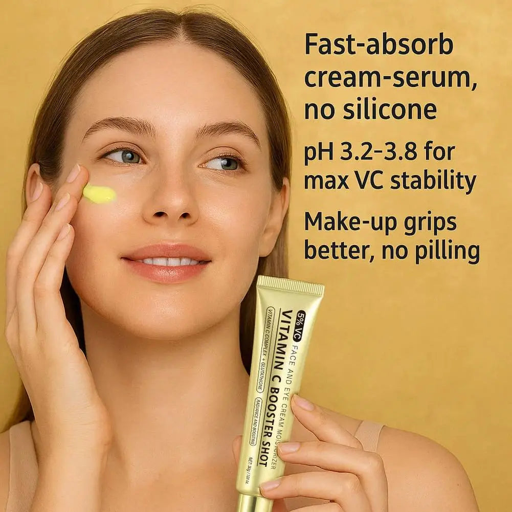 Vitamin C Booster Serum Glutathione Niacinamide V E Brightening Firming Moisturizer Hydrating Lightweight Serum for Face Care Peaceful Pleasures Health and Wellness