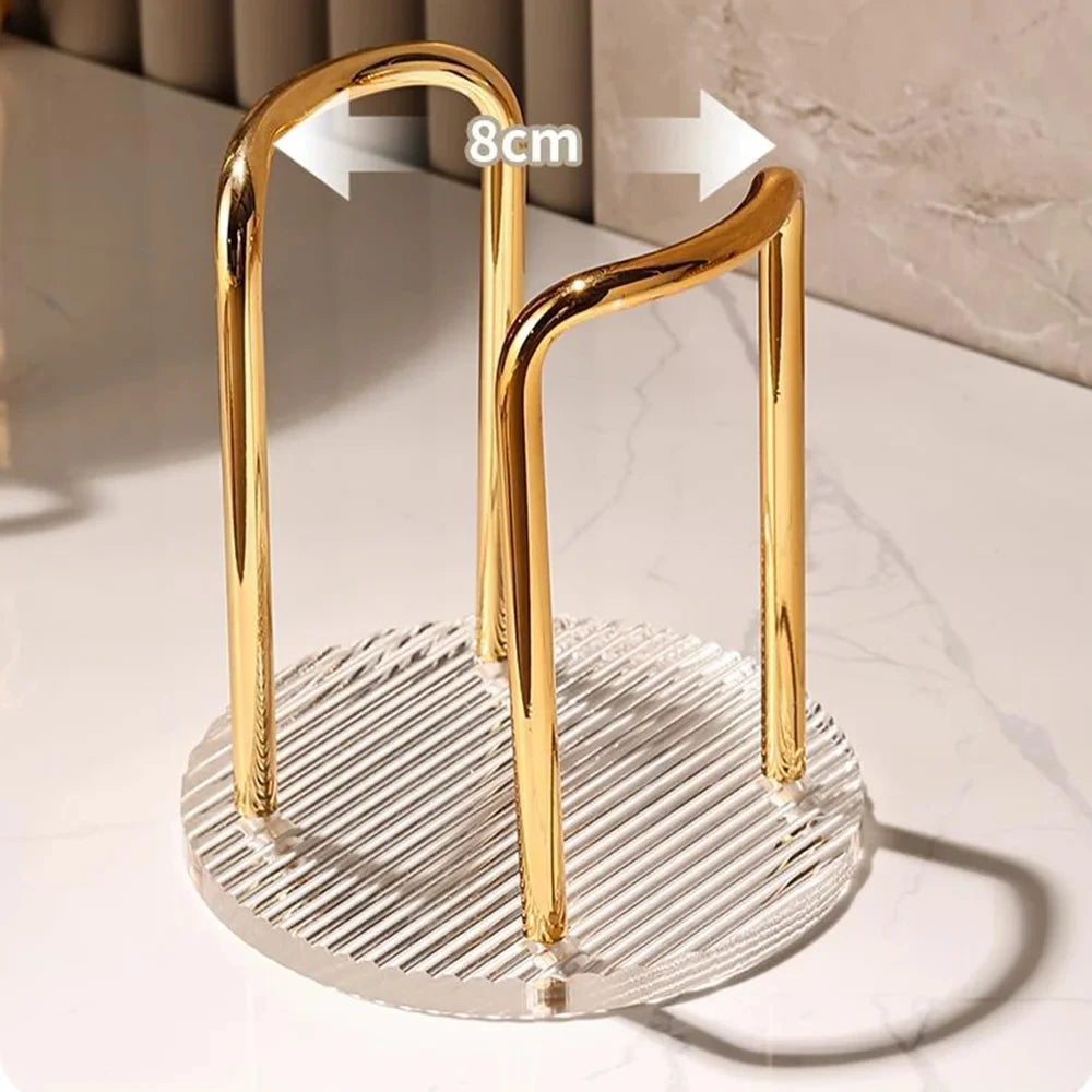 Acrylic Disposable Cup Dispenser Rack & Holder Organizer