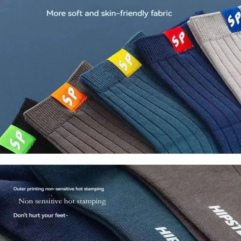 Men's Mid-Calf Sports Socks 5 Pairs – Warm & Breathable Men's Sports Socks Peaceful Pleasures Health and Wellness