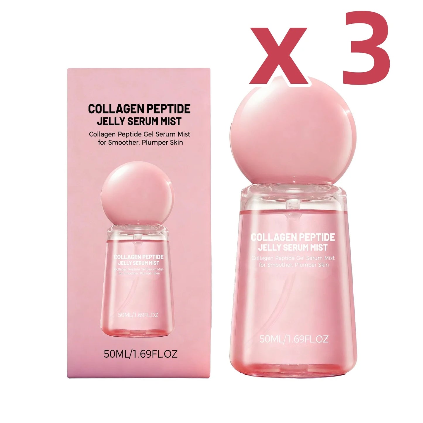 Jelly Face Essence Mist | Collagen Moisturizing Serum Spray 50ml
