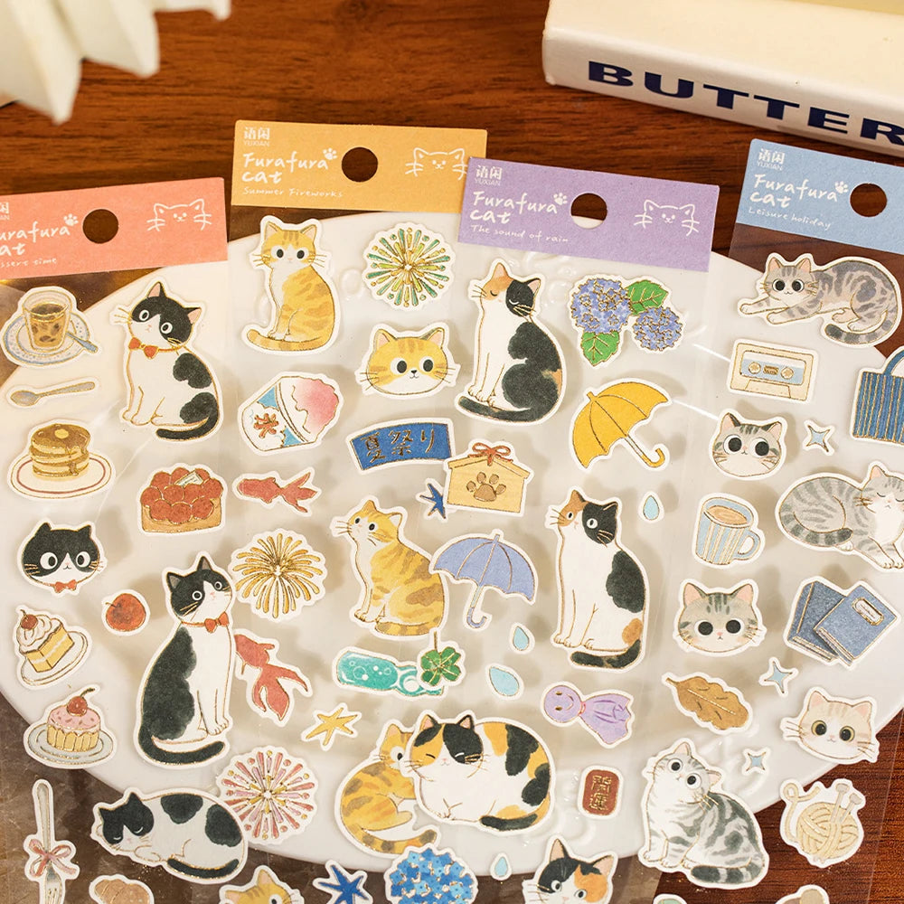 Cute Cat Pattern Handmade Account Photo Frame DIY Decoration Collage