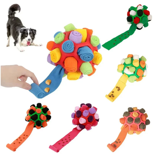 Dog Snuffle Ball – Interactive Foraging & Enrichment Toy Dog Enrichment Toy Peaceful Pleasures Health and Wellness