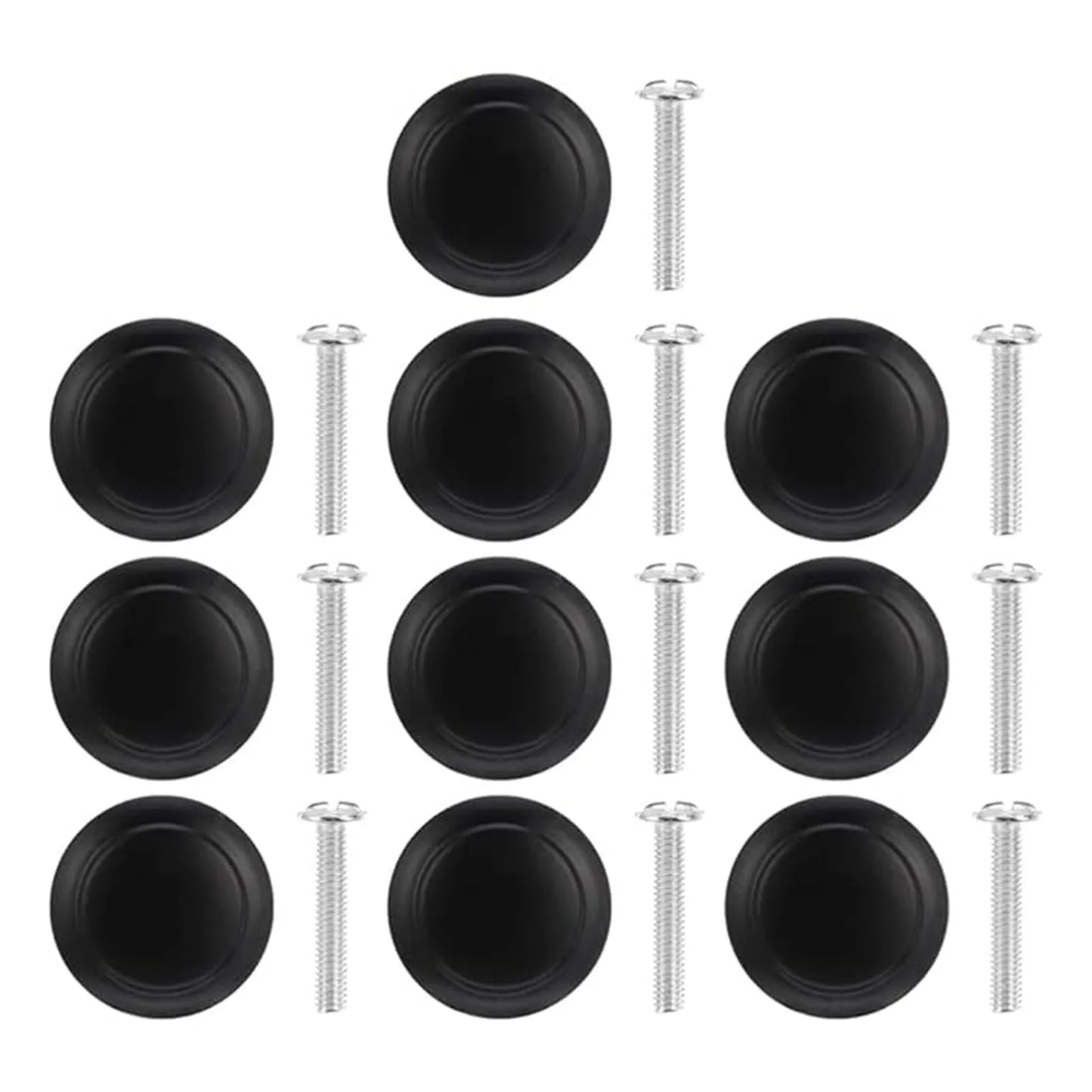 Metal Round Dresser Drawer Knobs Kitchen Hardware Bedroom Drawer Pulls Suitable for Updating Old Furniture Peaceful Pleasures Health and Wellness