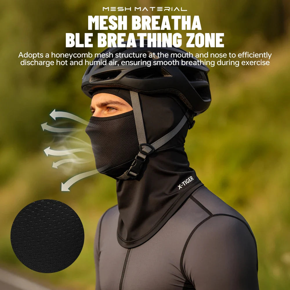 X-TIGER UPF50+ Balaclava Face Mask – Cycling, Hiking & UV