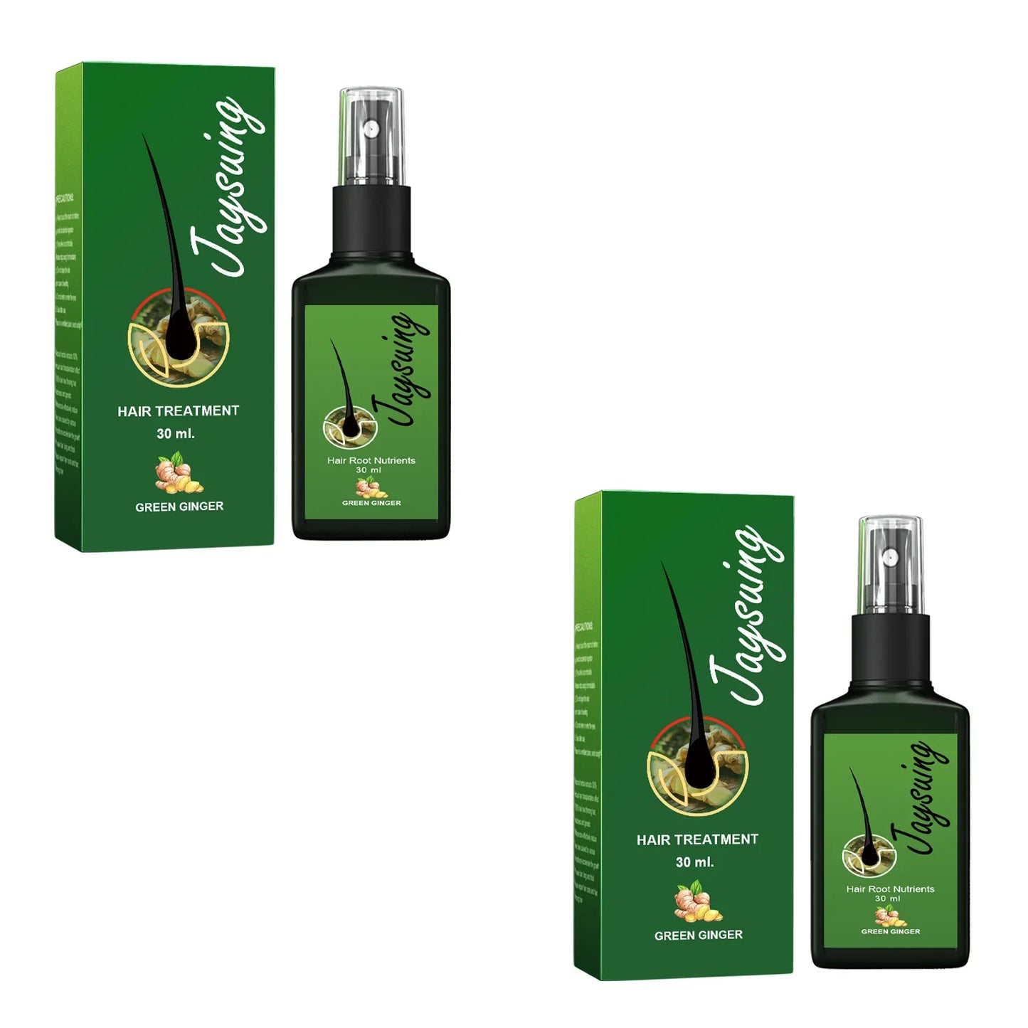 Jaysuing Ginger Hair Growth Spray – Anti Hair Loss Serum