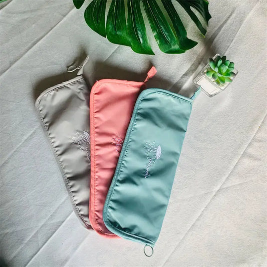 Waterproof Wet Umbrella Bag Foldable Absorbent Pouch for Travel Car Home Camping Rainy Day Dry Storage Organizer Peaceful Pleasures Health and Wellness