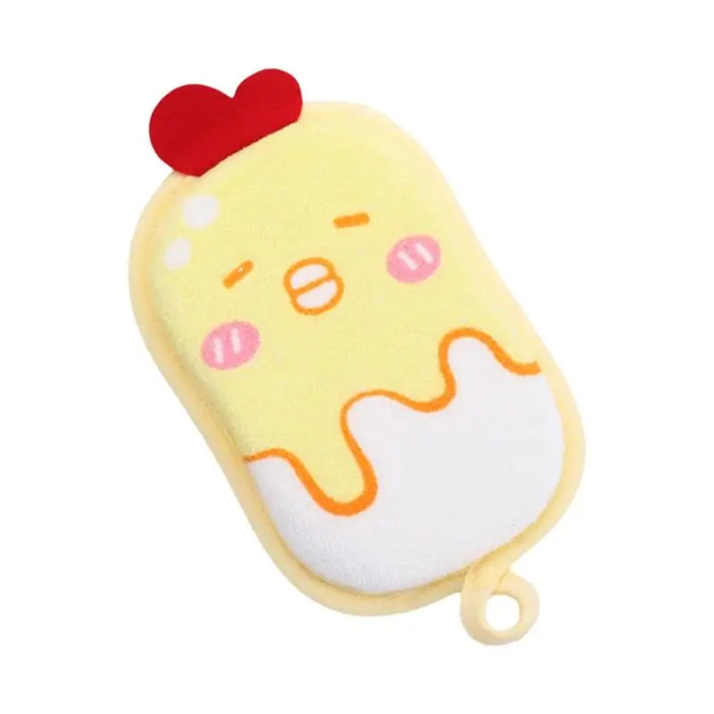 Cartoon Baby Bath Sponge | Soft & Gentle for Newborns 0–3Y