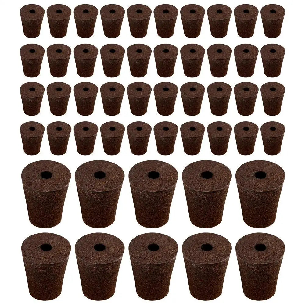 50-Pack Hydroponic Grow Sponges | Seedling Starter Plugs