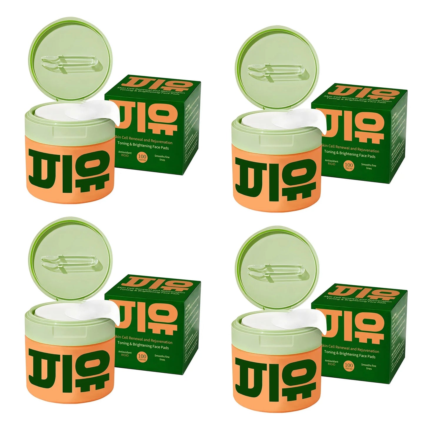 Toning Brightening Essence Face Pads – 100pc Hydrating Pads