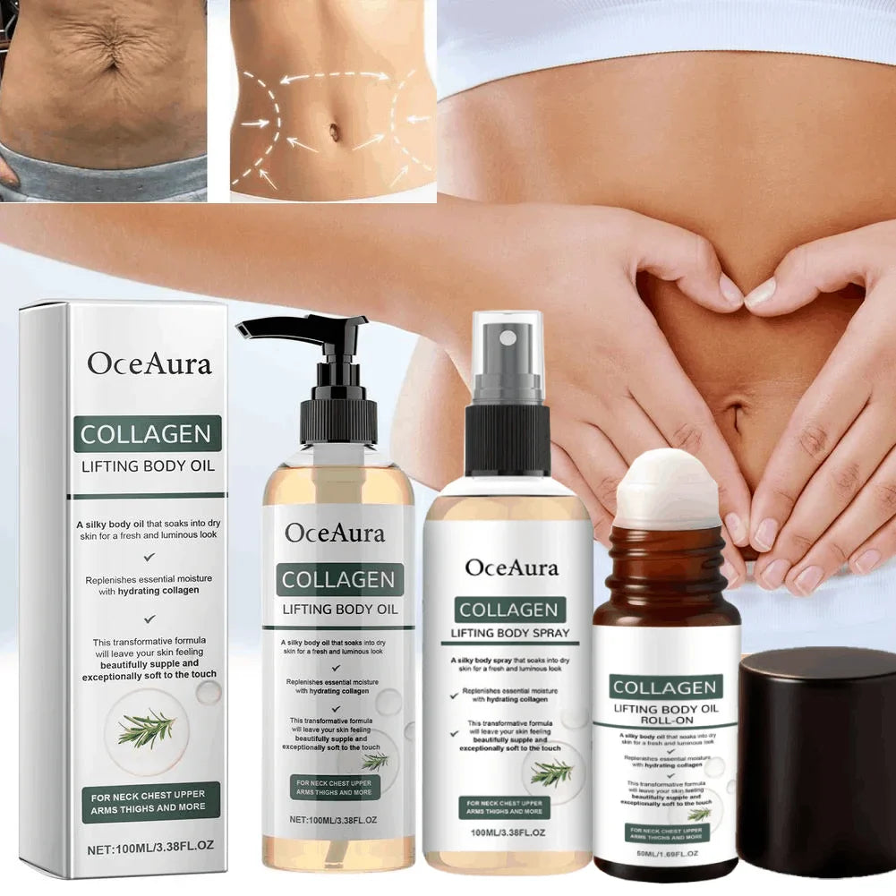 Collagen Body Oil – Firming, Hydrating & Rosemary Skin Tightening