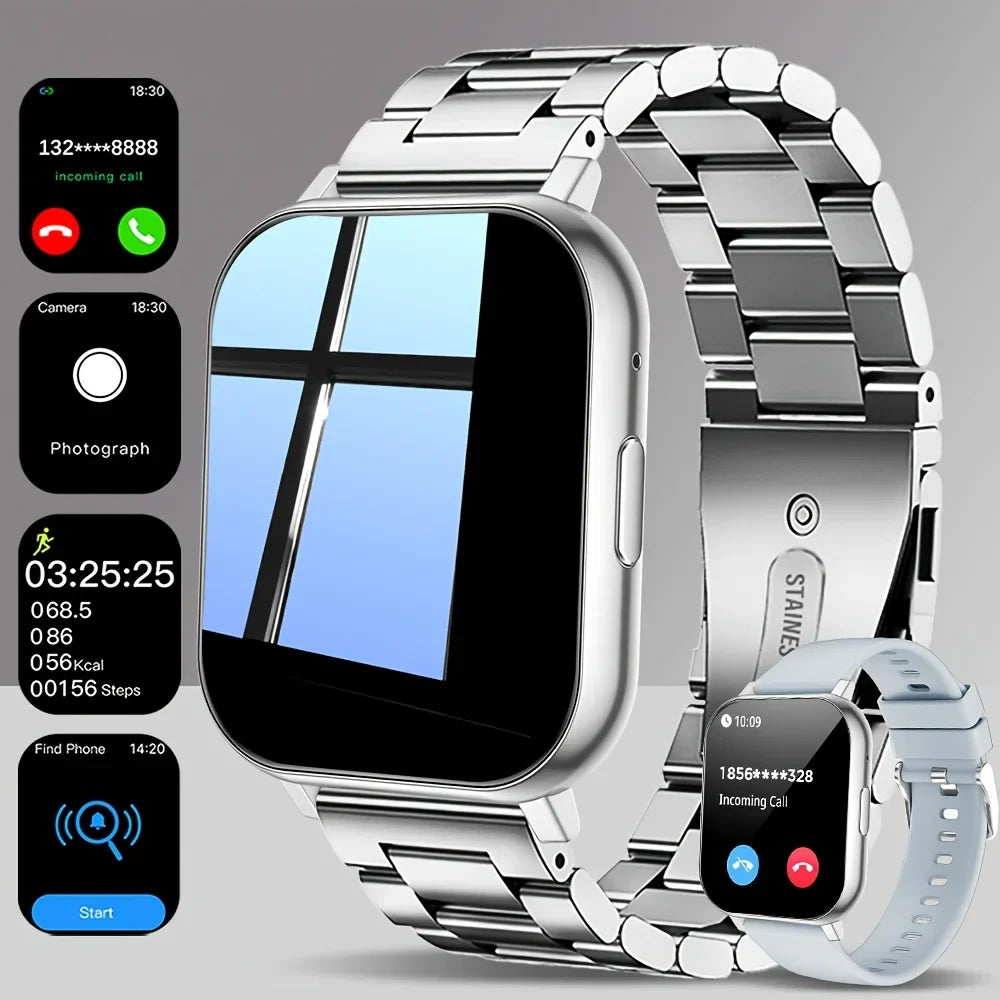 ERUN Premium Smart Watch – Multi-Sport, Call & Music Control