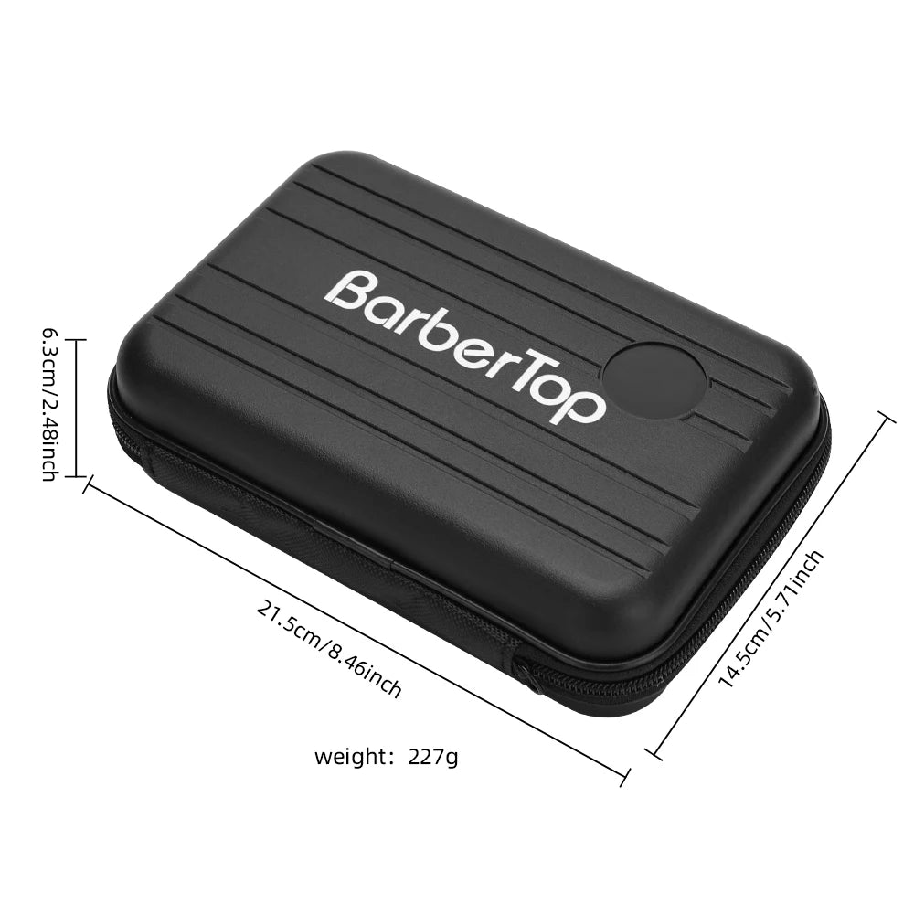 New Barber Shockproof Hair Scissors Case Bag Hair Scissor Bag Professional Comb Tools Storage Bags Makeup Travel Case Peaceful Pleasures Health and Wellness black S