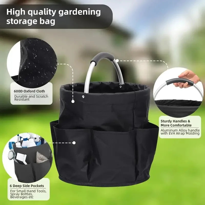 Outdoor Portable Foldable Oxford Cloth Storage Basket Foldable Storage Basket Peaceful Pleasures Health and Wellness