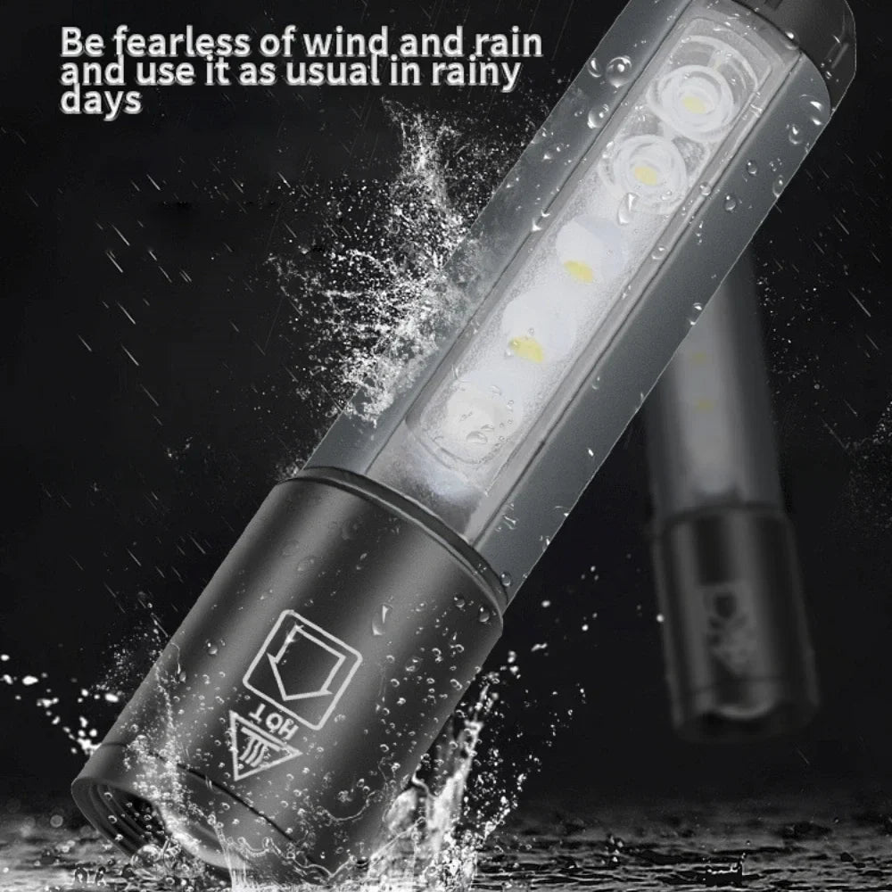 POCKETMAN LED Headlamp Flashlight USB-C Rechargeable Waterproof