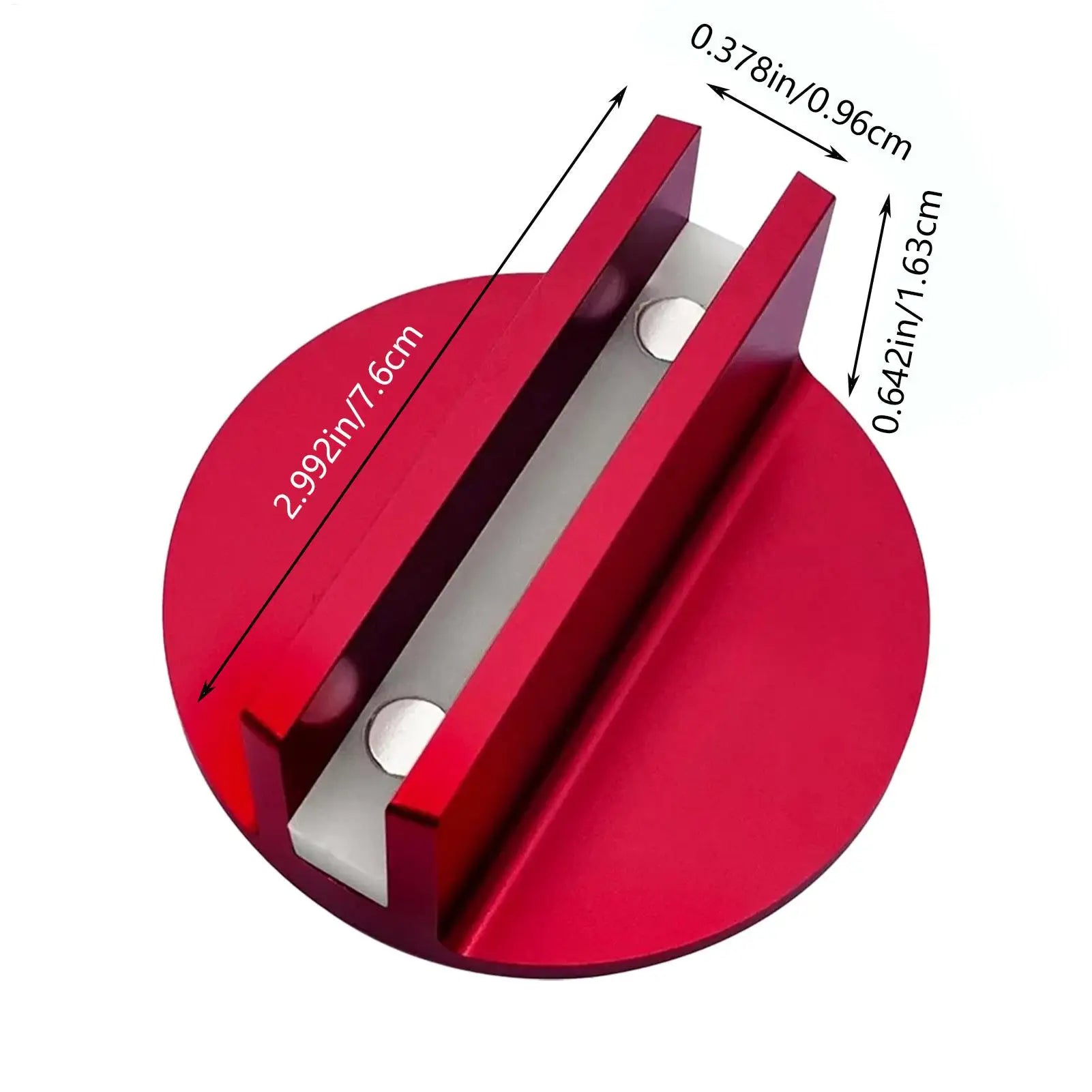 Magnetic Pinch Weld Jack Pad Frame Guide Rail Adapter Magnetic Jack Pad Adapter Aluminum Slotted Jack Puck Pinch Weld Frame Rail Peaceful Pleasures Health and Wellness