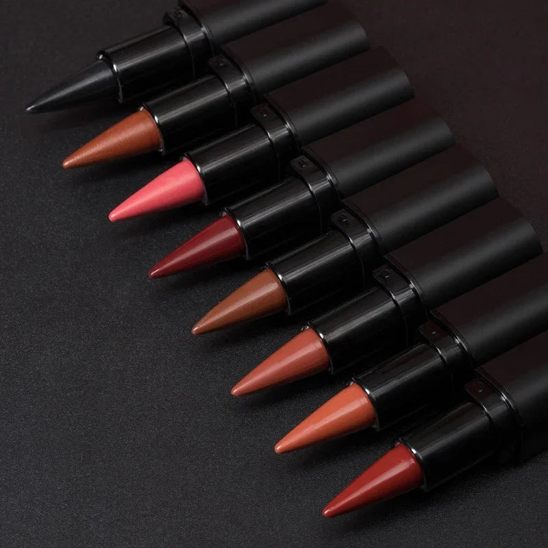 2-in-1 Matte Lip Liner & Lipstick | Long-Lasting Velvet Finish