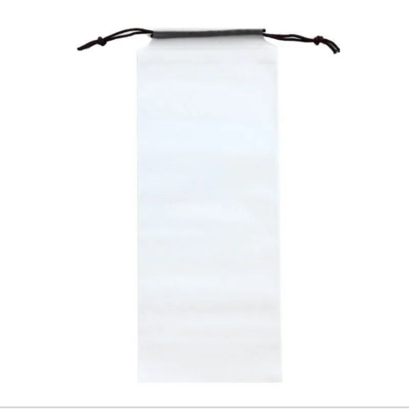 Collapsible Umbrella Storage Waterproof Bag Wet Carry-On Bag Reusable Umbrella Cover for Travel Translucent Drawstring Pocket Peaceful Pleasures Health and Wellness