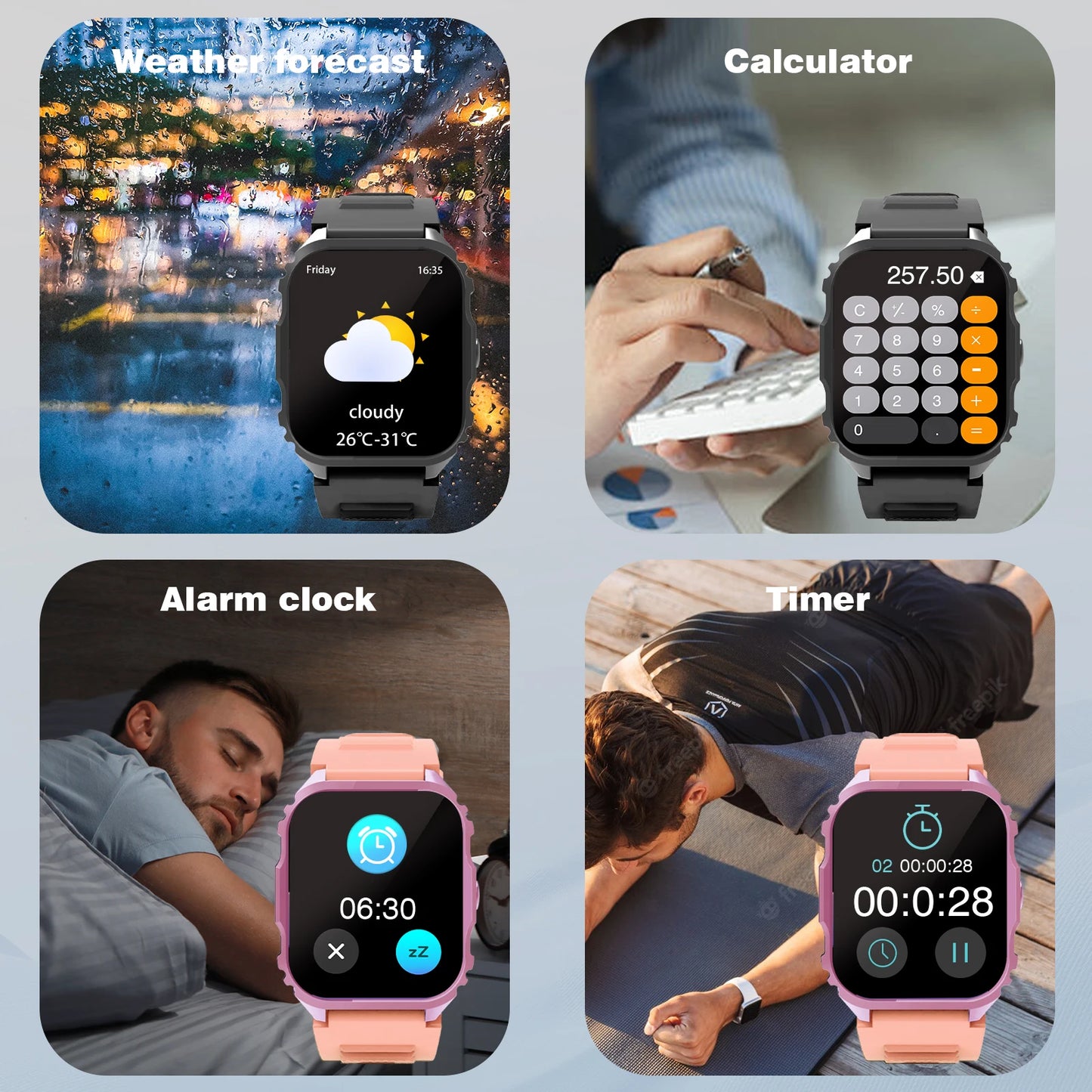 LOMAXFR 1.84" HD Smartwatch | Bluetooth Calling, Dual Strap