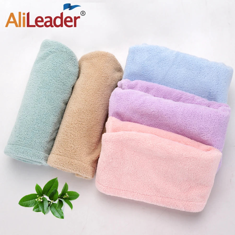 Hair Drying Towel For Long Hair Microfiber Hair Towel Wrap For Curly Thick Hair Super Water Absorbent Quick Dry For Women Girls Peaceful Pleasures Health and Wellness
