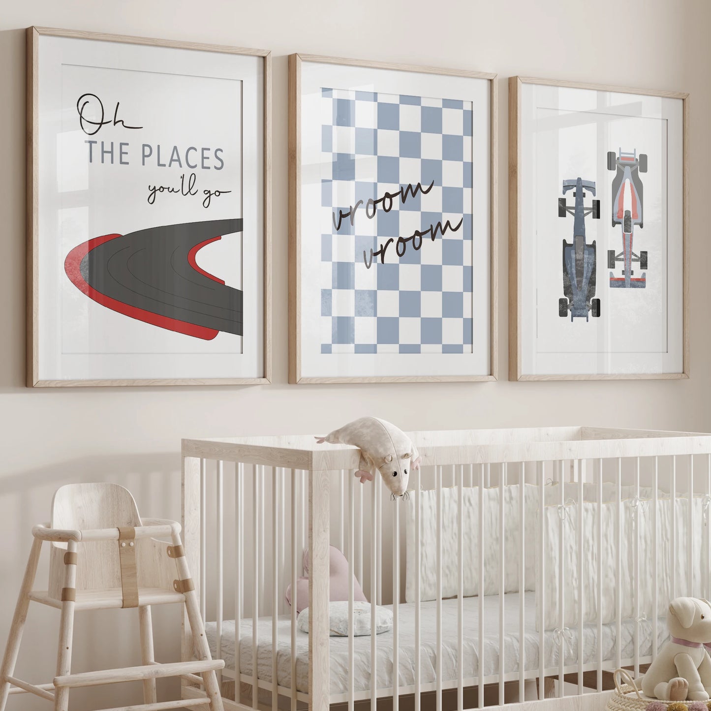 Modern,Cartoon Racing Circuit Theme Wall Art Print Canvas Painting Poster Picture For Living Room,Bedroom,Kids Room Home Decor Peaceful Pleasures Health and Wellness