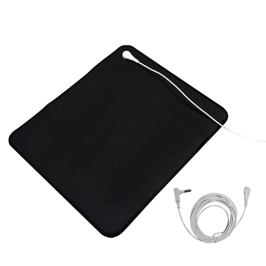 Earthing Grounding Mouse Pad Mat | Vegan Leather + 15ft Cord Grounding Wellness Mat Peaceful Pleasures Health and Wellness out of stock