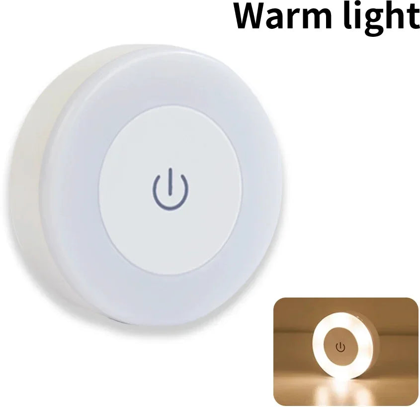 Wireless Rechargeable LED Night Light – Touch Sensor Lamp
