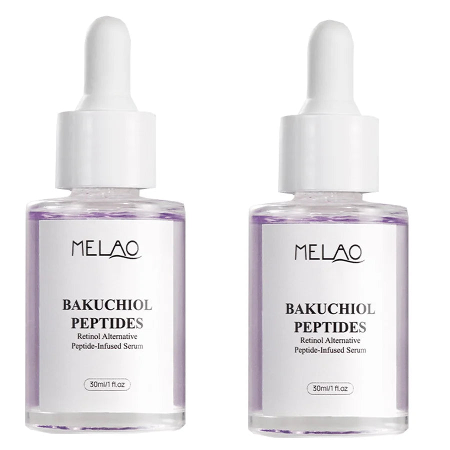 Bakuchiol Facial Rejuvenation Serum Anti Wrinkle Fade Fine Lines Firming Skin Elasticity Improve Radiance Face Hydrating Essence Peaceful Pleasures Health and Wellness 30mlx2 pieces