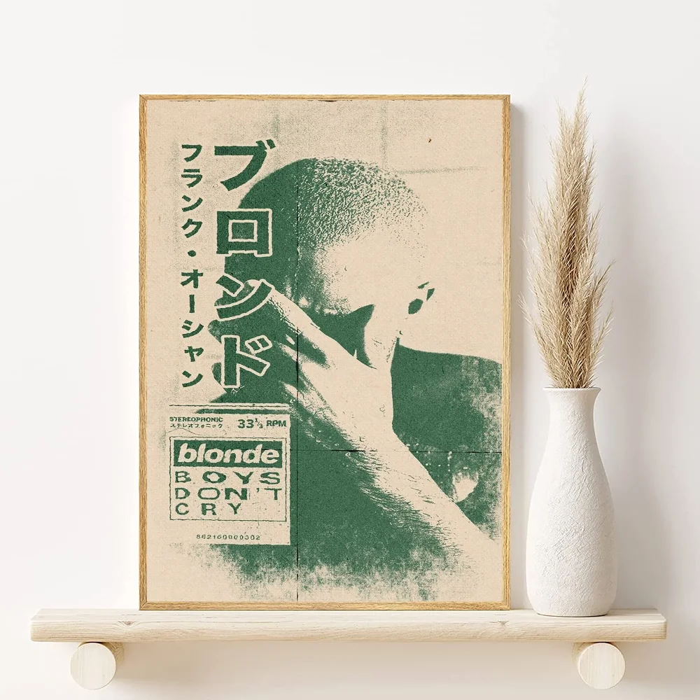 A-Frank_Ocean Poster HD art sticky wall waterproof home living room bedroom bar aesthetic decoration Peaceful Pleasures Health and Wellness z8 15X20cmNoframe