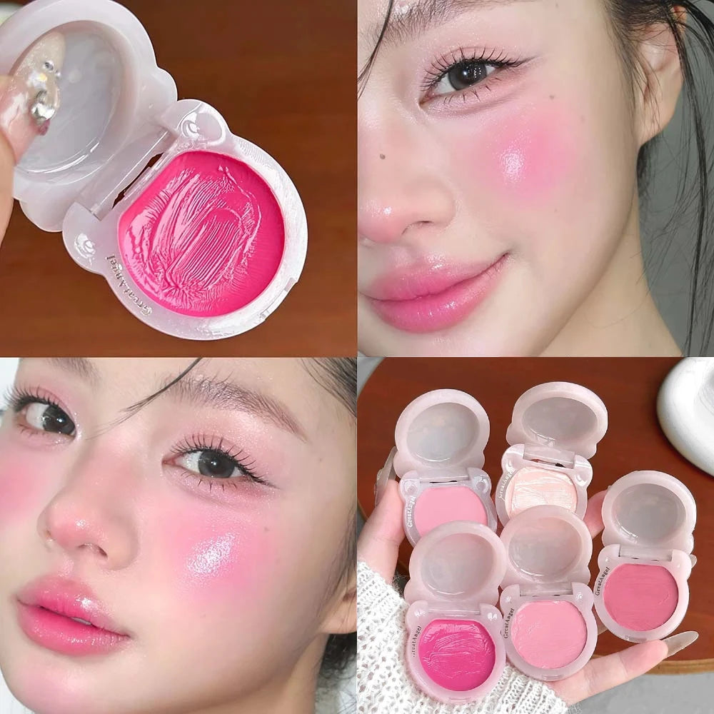 Korean Jelly Blush Cream | Lip & Cheek Dual-Use Blusher
