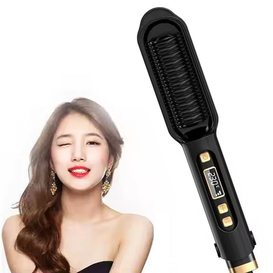 New Multiple Gear Intelligent Temperature Control Multi- Function Haircare Accessories Styling Machine Hair Straight Brush Peaceful Pleasures Health and Wellness