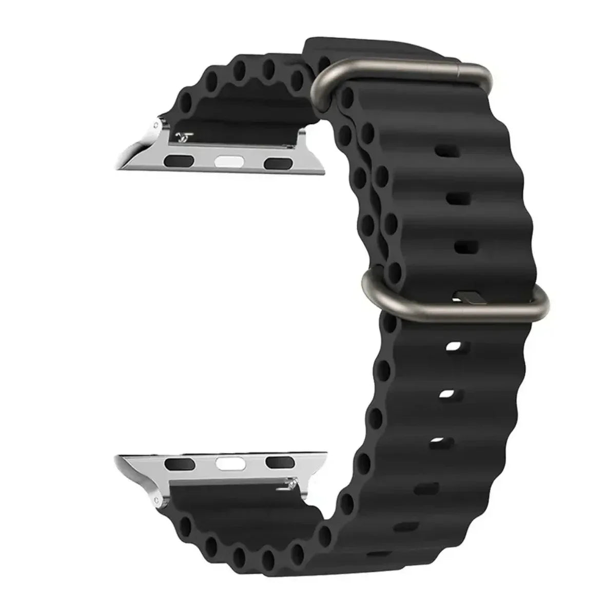 Silicone Ocean strap for Apple watch band Ultra Series 9 SE iwatch 42mm 44mm 45mm 49mm 38mm 40mm 41mm correas 49 44 45 mm bands Peaceful Pleasures Health and Wellness