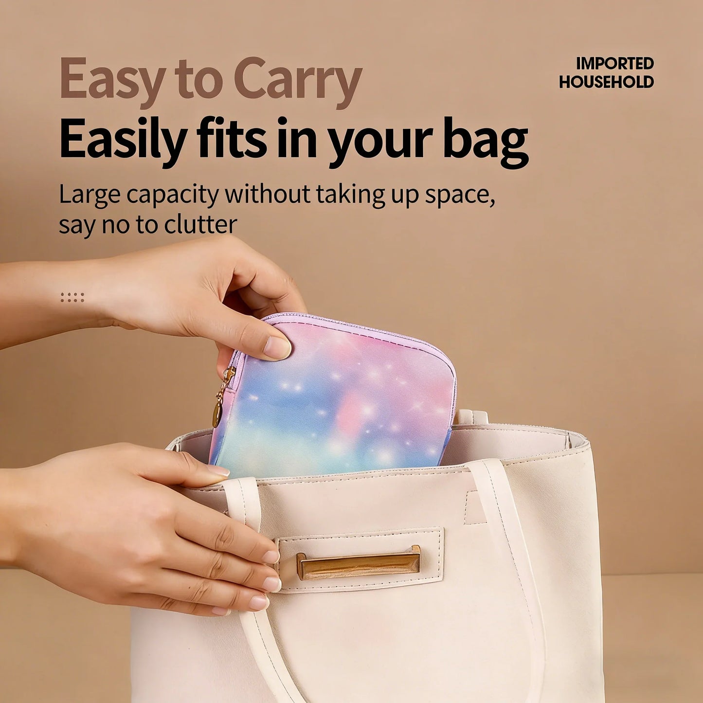 Gradient Waterproof Pouch for Pads, Tampons & Cosmetics