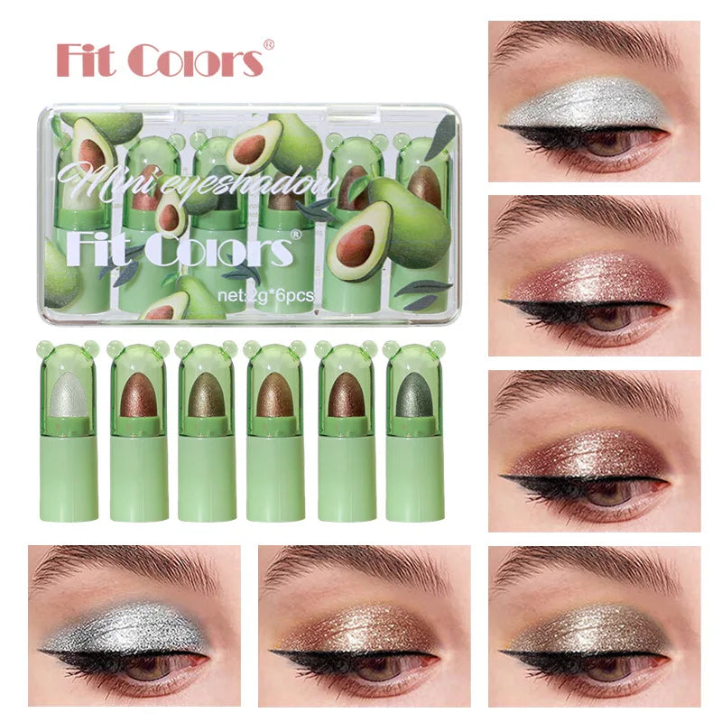 Fit Colors Mini 6-in-1 Blush & Lip Tint Makeup Set – 6 Shades