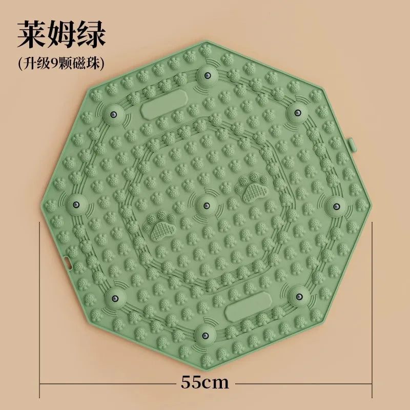 Acupressure Foot Massage Board | TCM Reflexology Mat Foot Massage Board Peaceful Pleasures Health and Wellness green