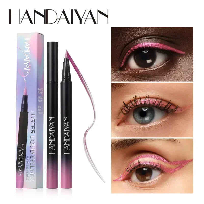 Handaiyan Glitter Shimmer Liquid Eyeliner Pen | Waterproof 24HR