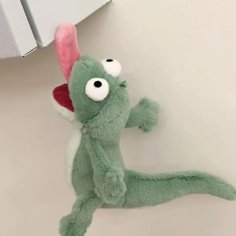 Green Frog Plush Keychain – Cute Stuffed Animal Bag Charm