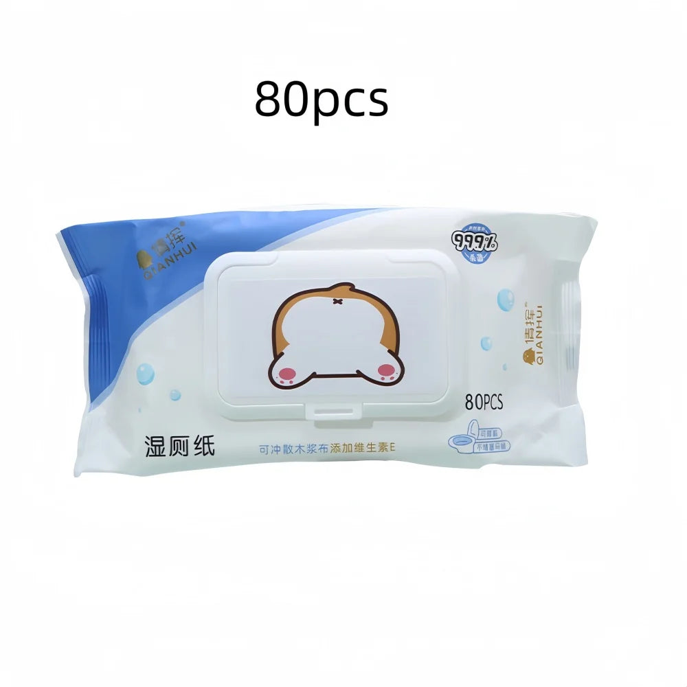 Antibacterial Wet Wipes 80 Pack | Intimate & Personal Hygiene