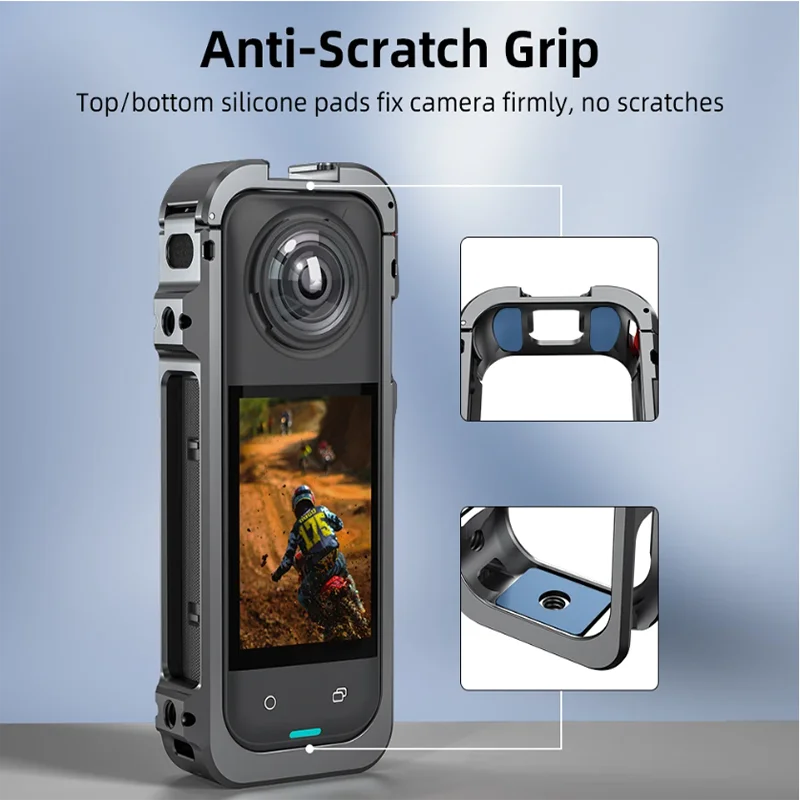 Insta360 X5 Metal Cage Kit – Aluminum Frame & Lens Guard