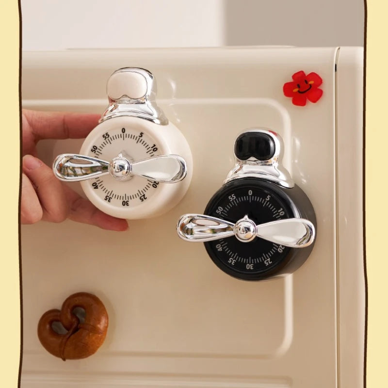 Magnetic Mechanical Kitchen Timer | Cooking & Baking Countdown Mechanical Kitchen Timer Peaceful Pleasures Health and Wellness